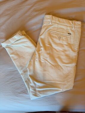 Men's Mango Cream Corduroy Pants
